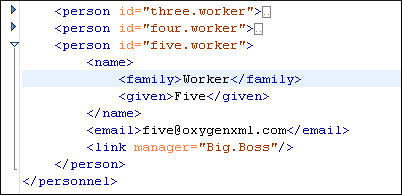  XML Folding