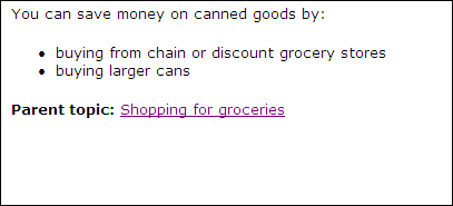 Example of choice collection type