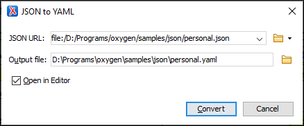 JSON to YAML Converter
