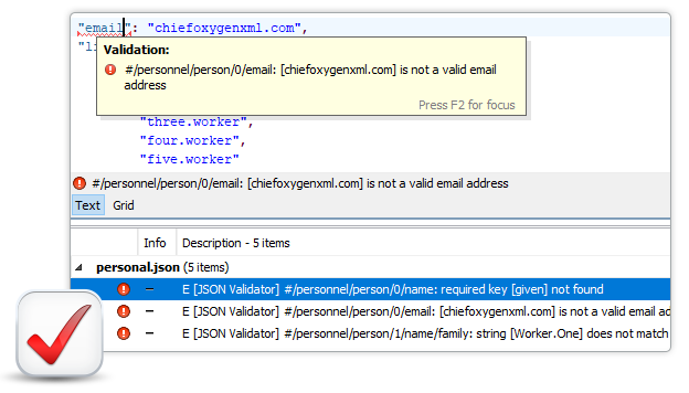 JSON Validation