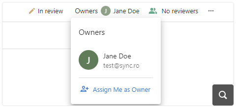 Take Ownership of a Review Task