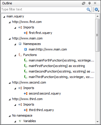 XQuery Input View