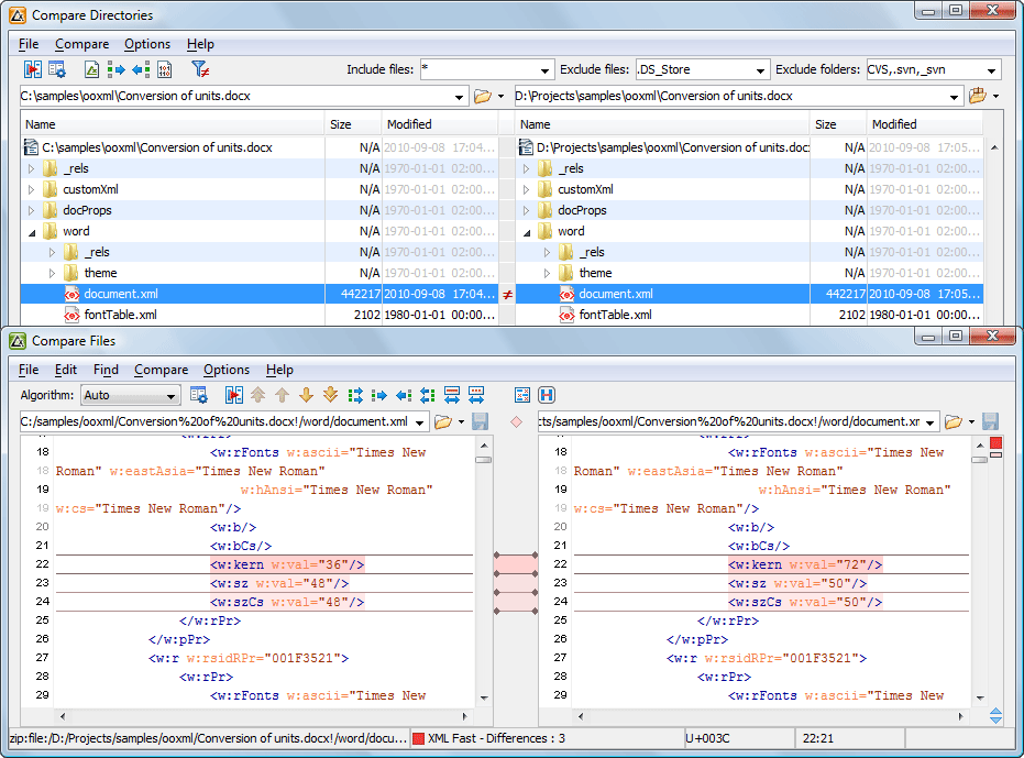 Microsoft® Office - Office Open XML (OOXML)