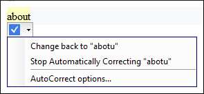 AutoCorrect Feature