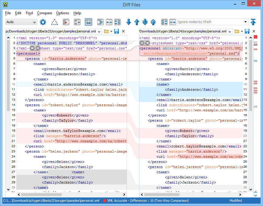 XML Diff