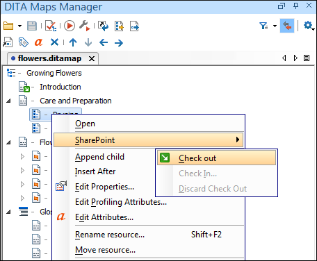 sharepoint-dita-map