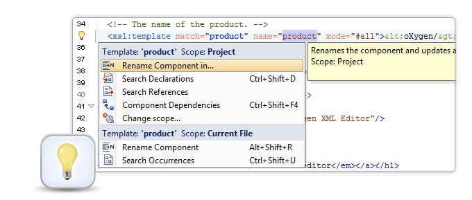 XSLT Search and Refactoring