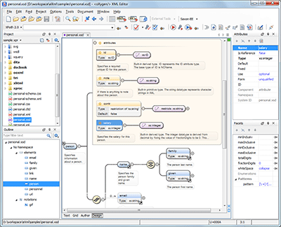 Visual XML Schema Diagram Editor