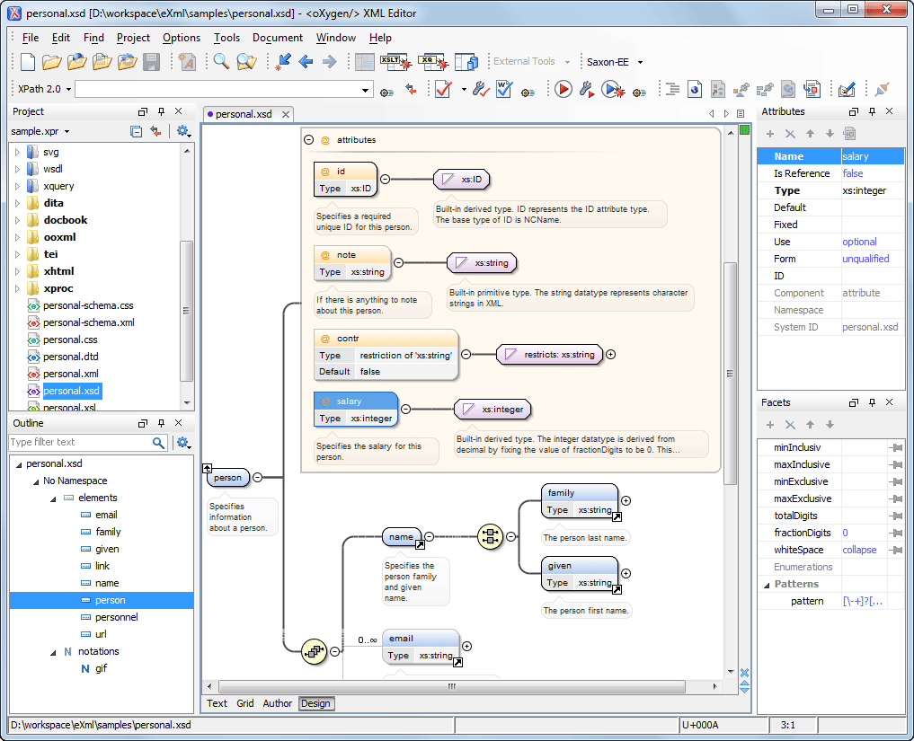 Xml соответствует схеме xsd