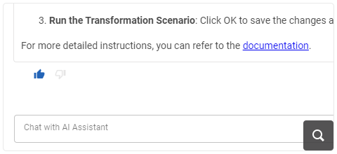 Rating Mechanism for AI Assistant Replies