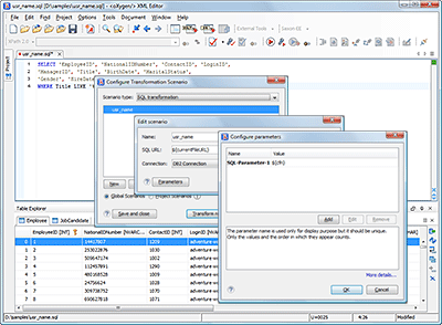 Parameters Dialog