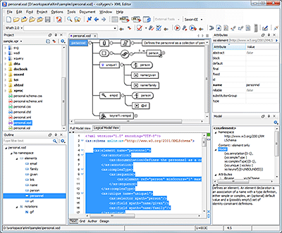 Visual XML Schema Editor