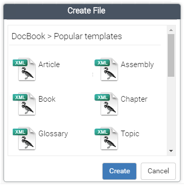 DocBook Templates