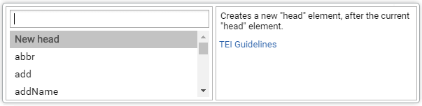 TEI Content Completion