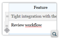 Table Design Improvements