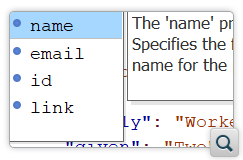 Content Completion Improvements for JSON Documents