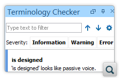 Terminology Checker Improvements