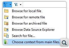New Action to Choose Context from Main Files