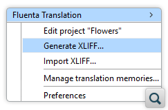 Fluenta DITA Translation Add-on