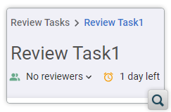 Due Date for Review Tasks
