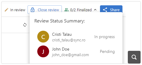 Reviewers on Non-accessed Tasks are Marked as Pending