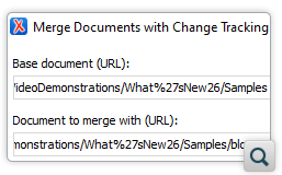 Merge Documents with Change Tracking Highlights