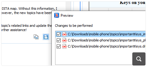 Preview All AI-Proposed Changes to Files