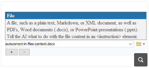 Reference Files when Generating Documentation Drafts