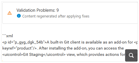 Automatic Fixes for Validation Issues in AI-Generated Conten