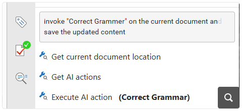 Refer AI Actions in Chat Prompts