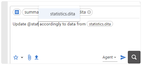Uncluttered Chat Input Area