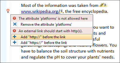 advanced editor for xml source