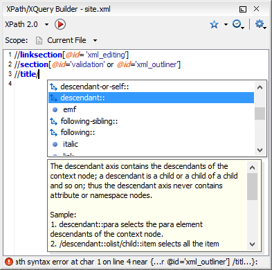 XPath Builder View