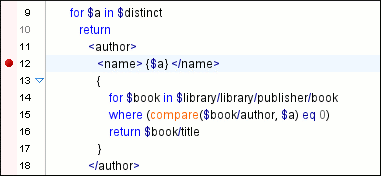 XQuery Breakpoints